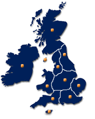 UK project locations